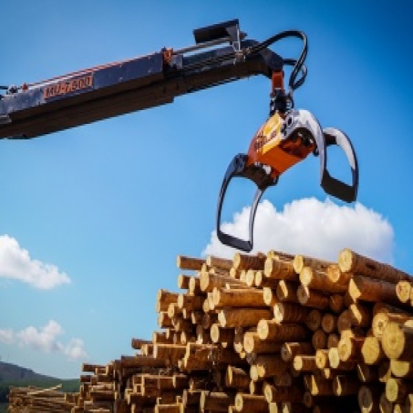 grua florestal para trator
