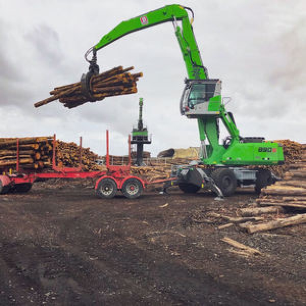 grua florestal para trator