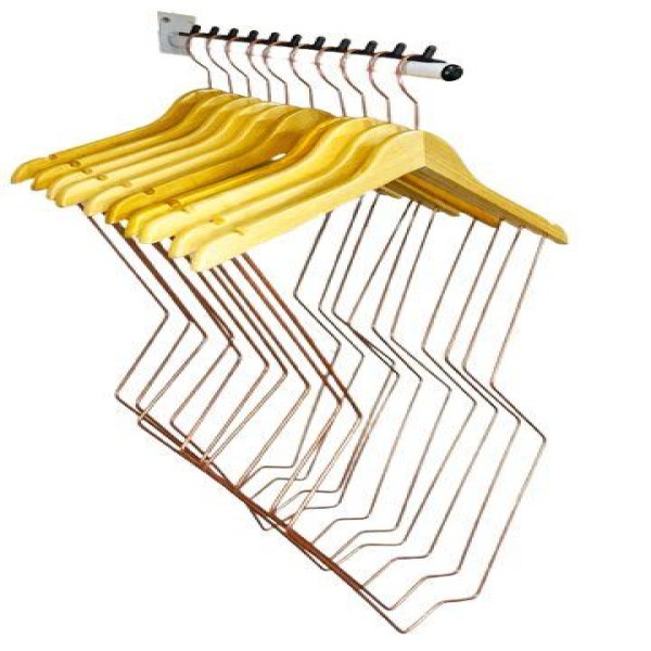 arara de roupas para loja de parede