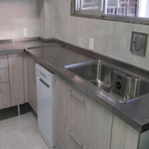 bancada de inox para laboratório