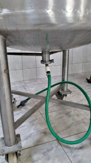 tanque misturador aço inox
