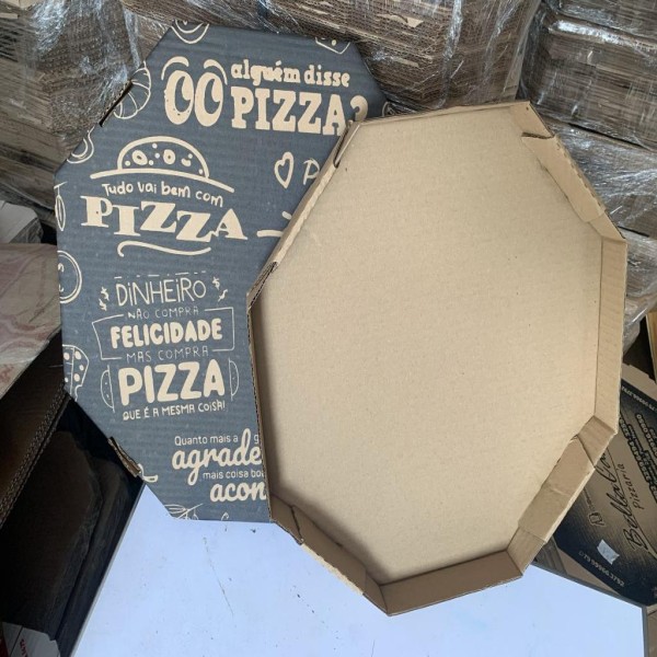 caixa de papelão para pizza