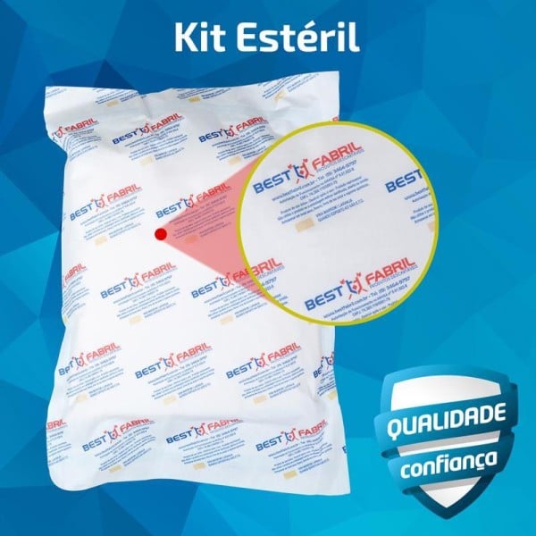 kit cirúrgico descartável estéril