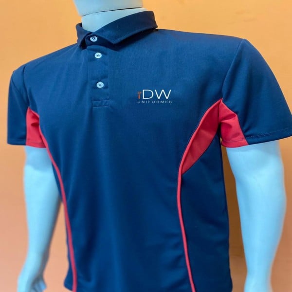 camiseta polo malha fria para uniforme