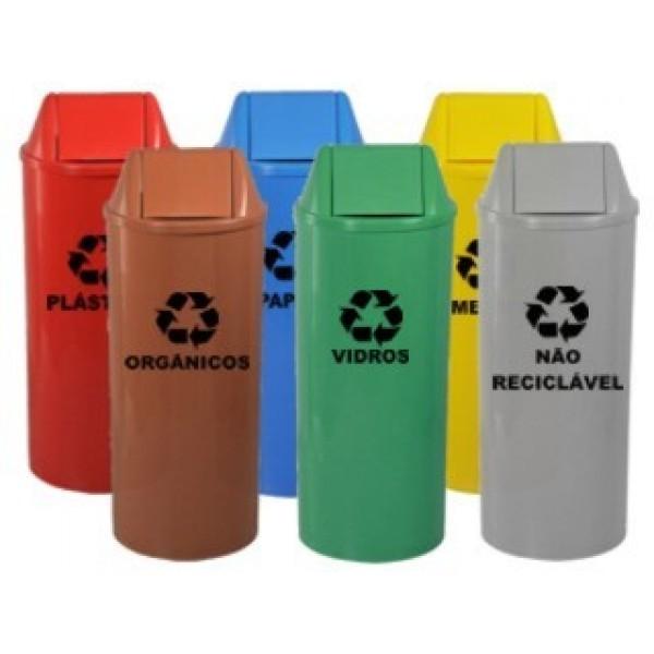 lixeiras para reciclagem