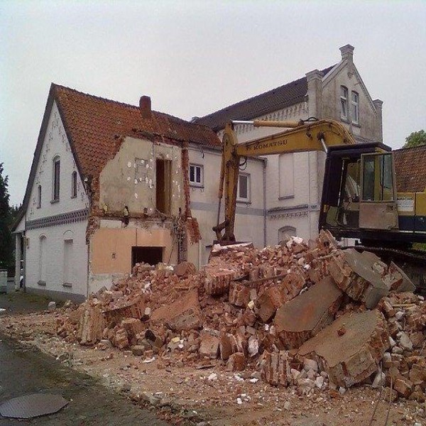 demolição de casas