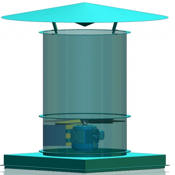 sistema de ventilação e exaustão industrial