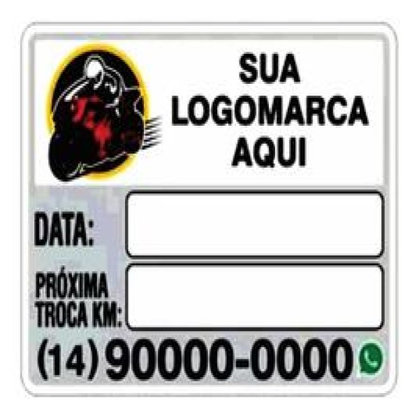 etiqueta de óleo personalizada