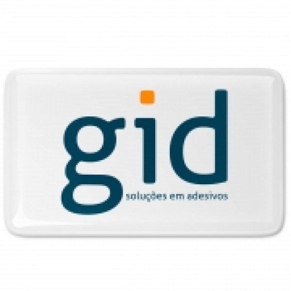 etiqueta resinada personalizada