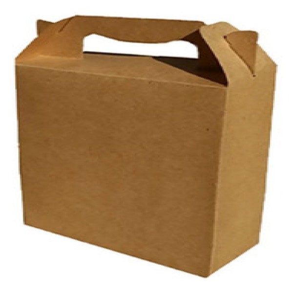 caixa maleta papel kraft