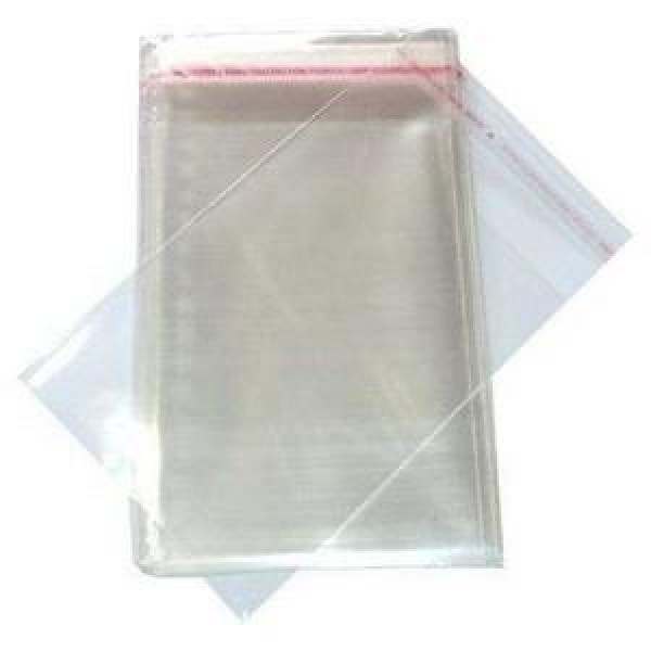 envelope plástico transparente com lacre