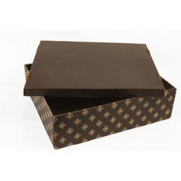 caixa de papelão com tampa decorada