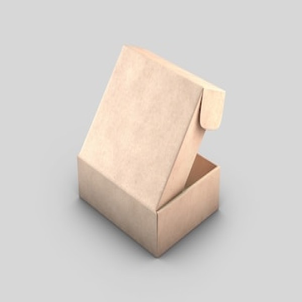 caixa de papelão com tampa decorada