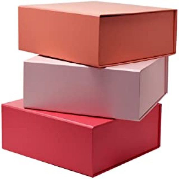 caixa de papelão com tampa decorada