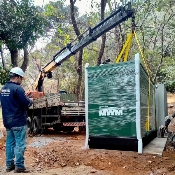 instalação de gerador de energia elétrica