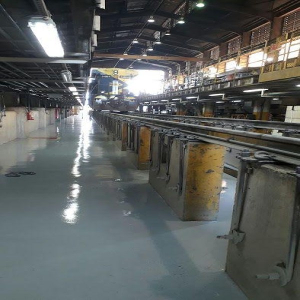 piso industrial de alta resistência
