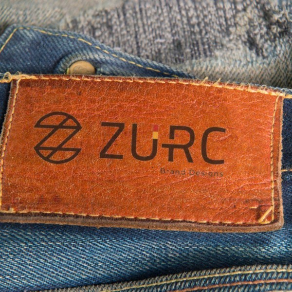 etiqueta de couro para calça jeans