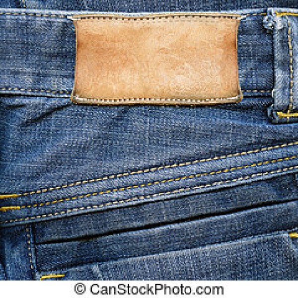 etiqueta de couro para roupa
