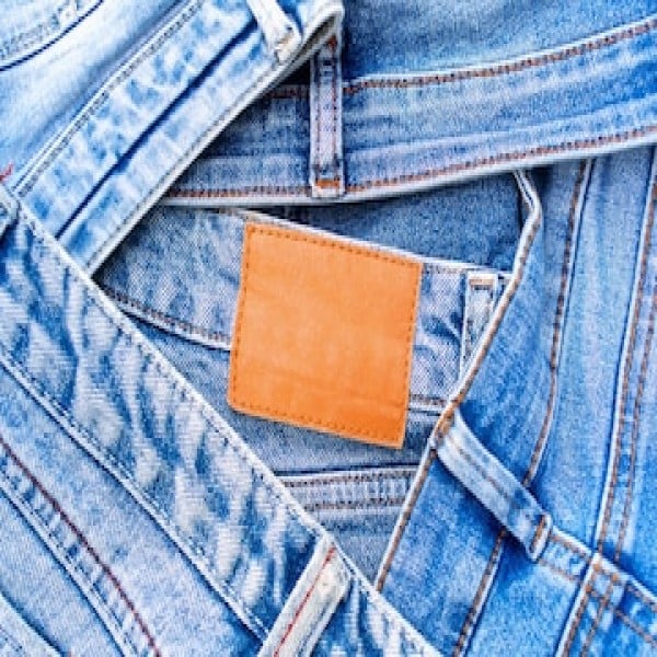 etiqueta de couro para roupa