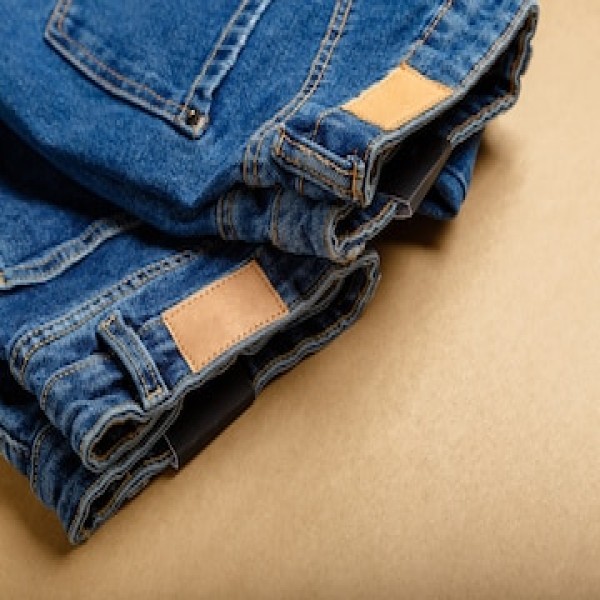etiqueta de couro para roupa