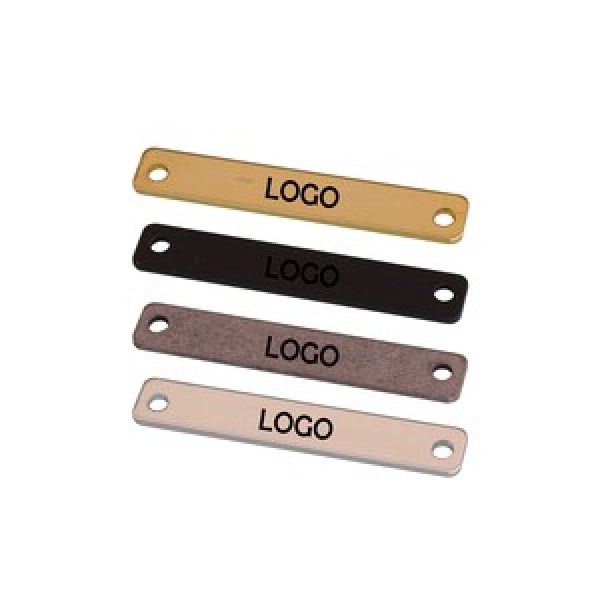 etiqueta placa de metal personalizada