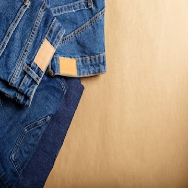 etiquetas em couro para jeans