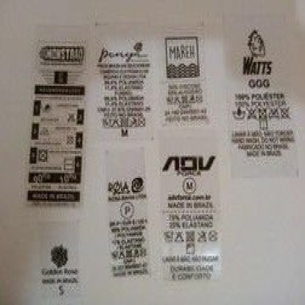 etiquetas para roupas personalizadas termocolantes