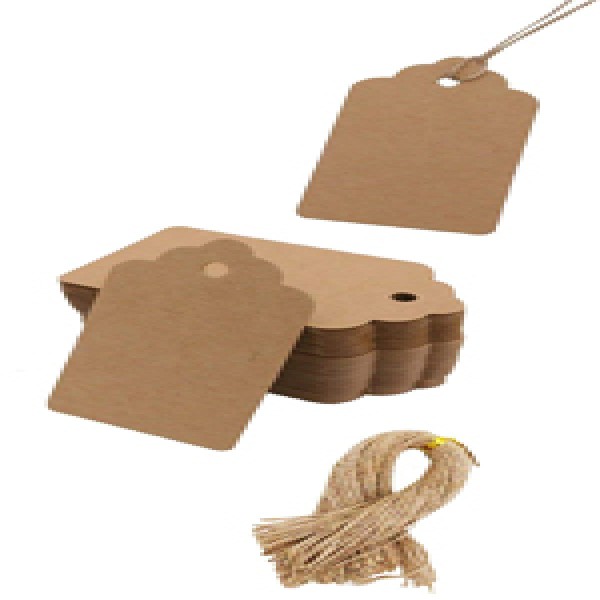 tag de papel kraft