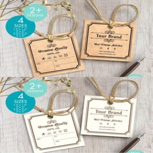 tag de papel kraft
