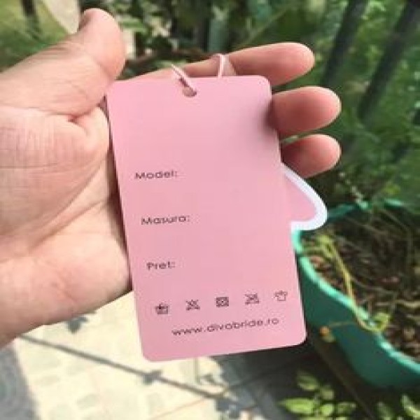 tag de papel personalizado
