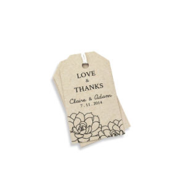 tag de papel personalizado