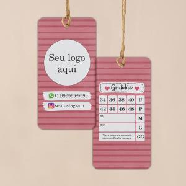 tag de roupa
