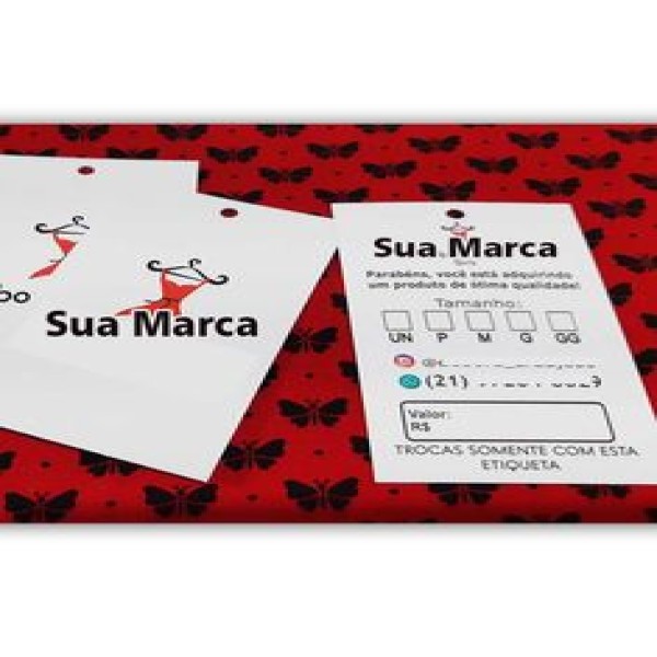 tag de roupas personalizadas