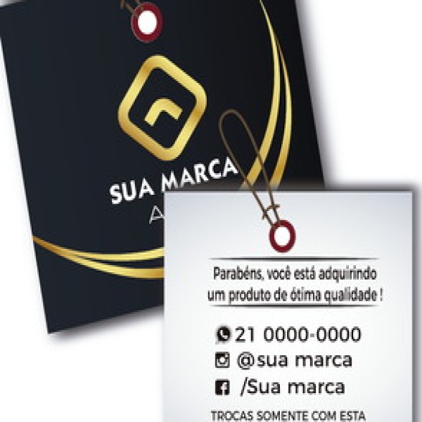 tag de roupas personalizadas