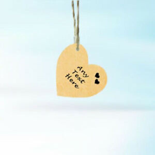 tag papel kraft personalizado