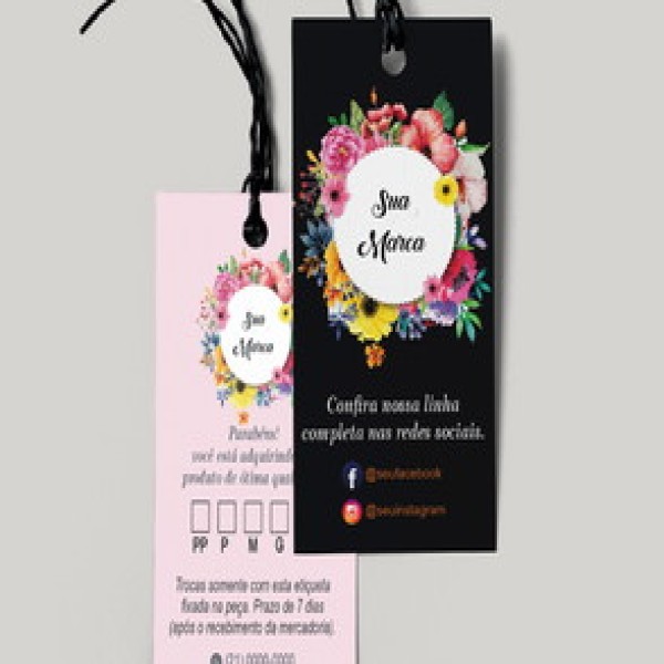 tags para roupas femininas