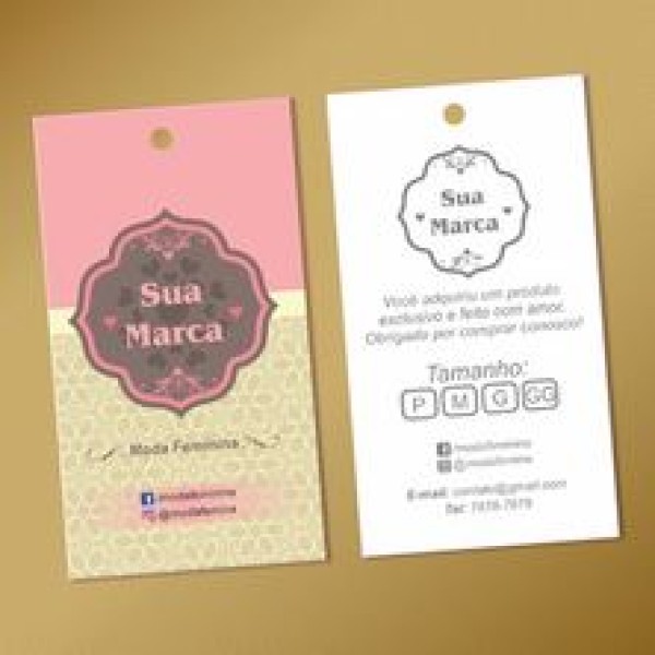 tags para roupas femininas