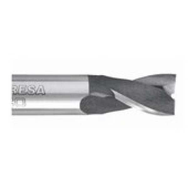 fresa 2 cortes retos