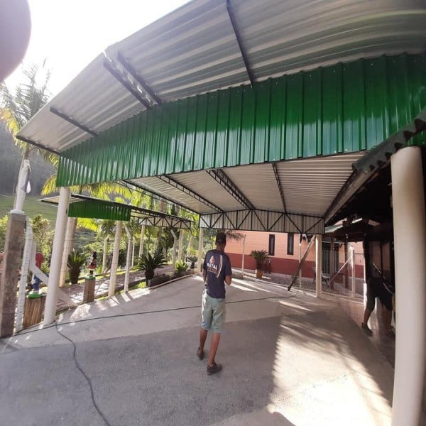 cobertura metálica garagem