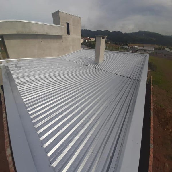 telhado metálico residencial preço