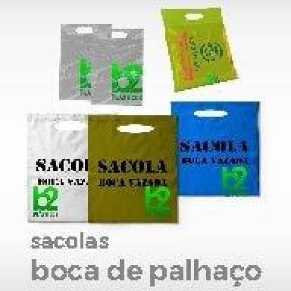 fábrica sacola boca de palhaço