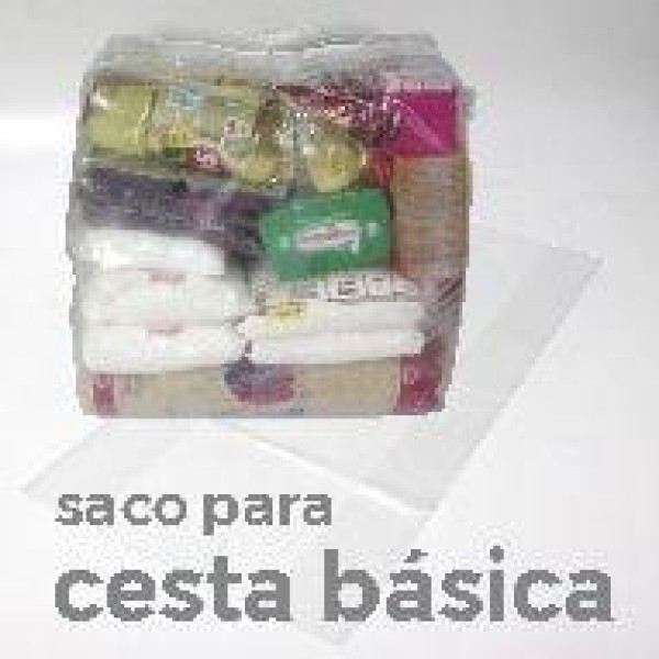 saco para cesta básica