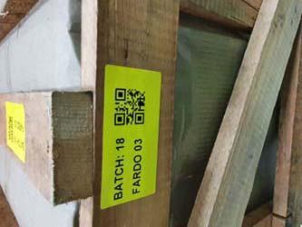 etiqueta para madeira