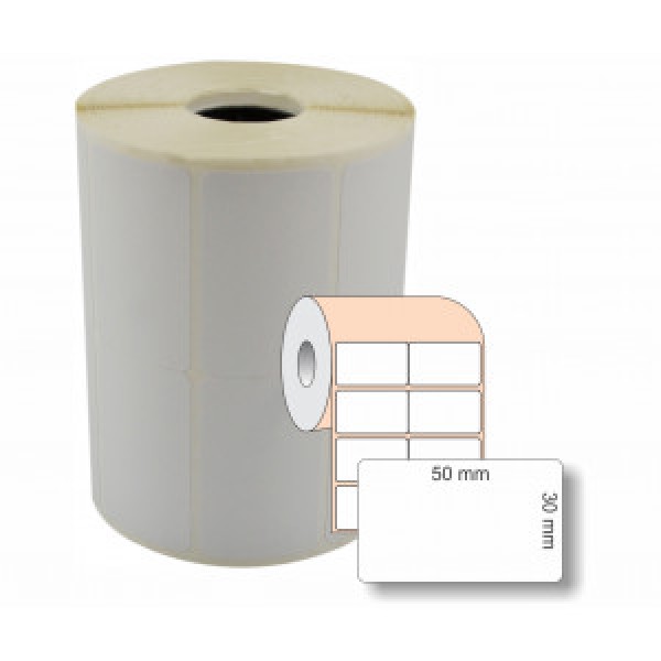 etiqueta bopp branco fosco