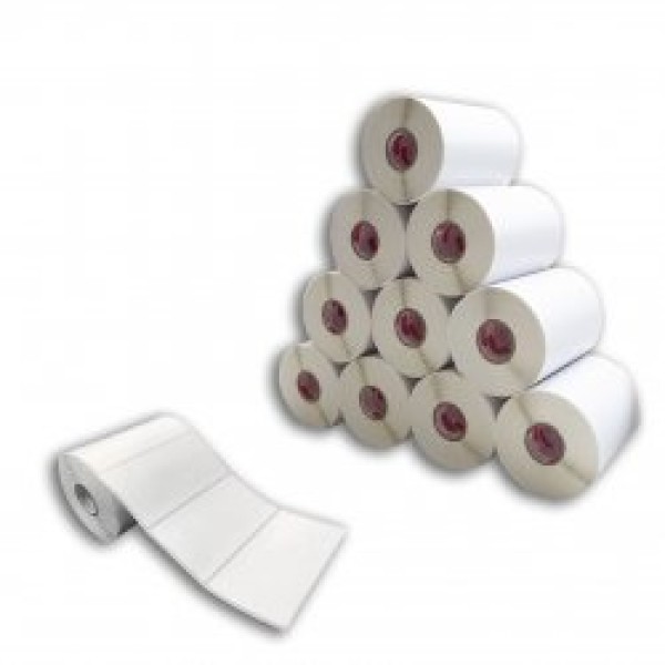 etiqueta bopp branco fosco
