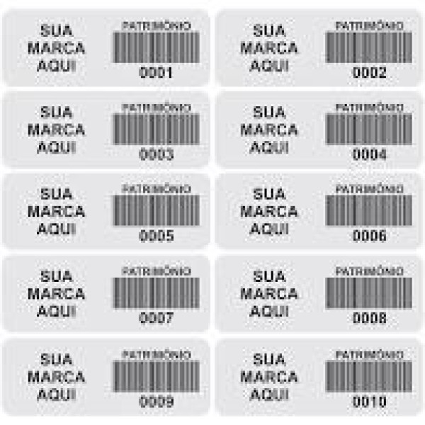 etiqueta de identificação de equipamentos