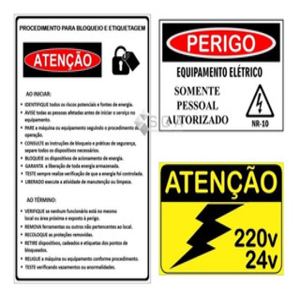 etiqueta de identificação de equipamentos