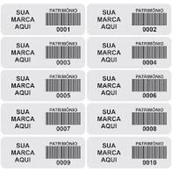 etiqueta de identificação de equipamentos