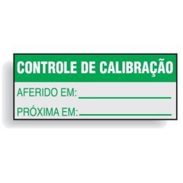 etiqueta de identificação de equipamentos
