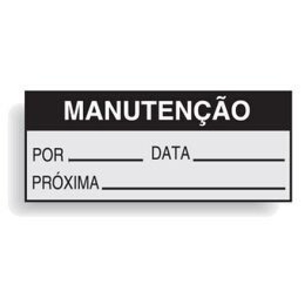 etiqueta de identificação de equipamentos